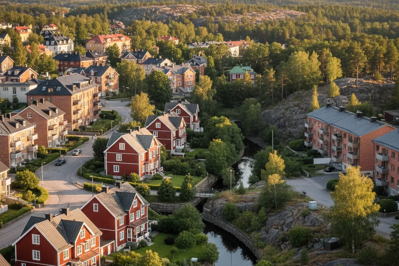 Bostadsområde i Göteborg – illustrativ bild