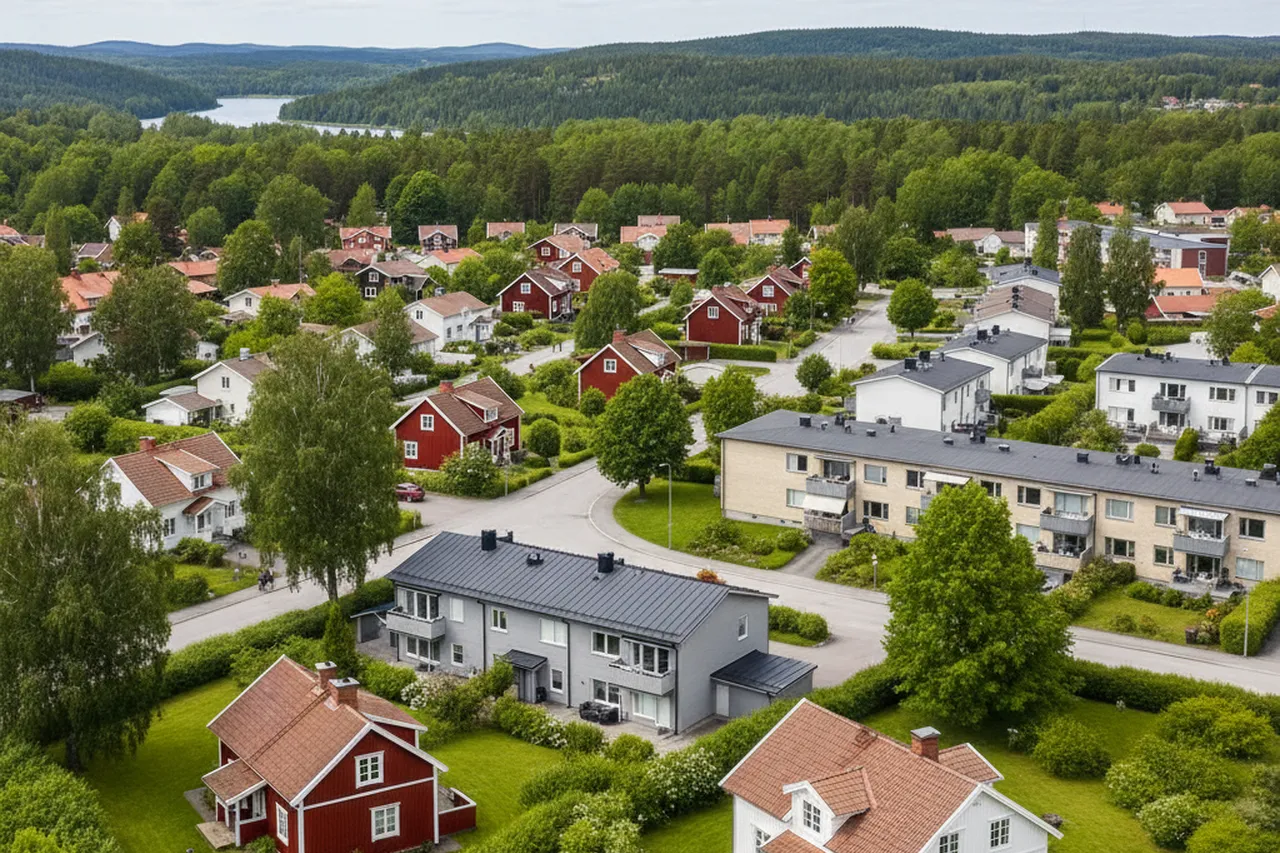 Bostadsområde i Ale – illustrativ bild