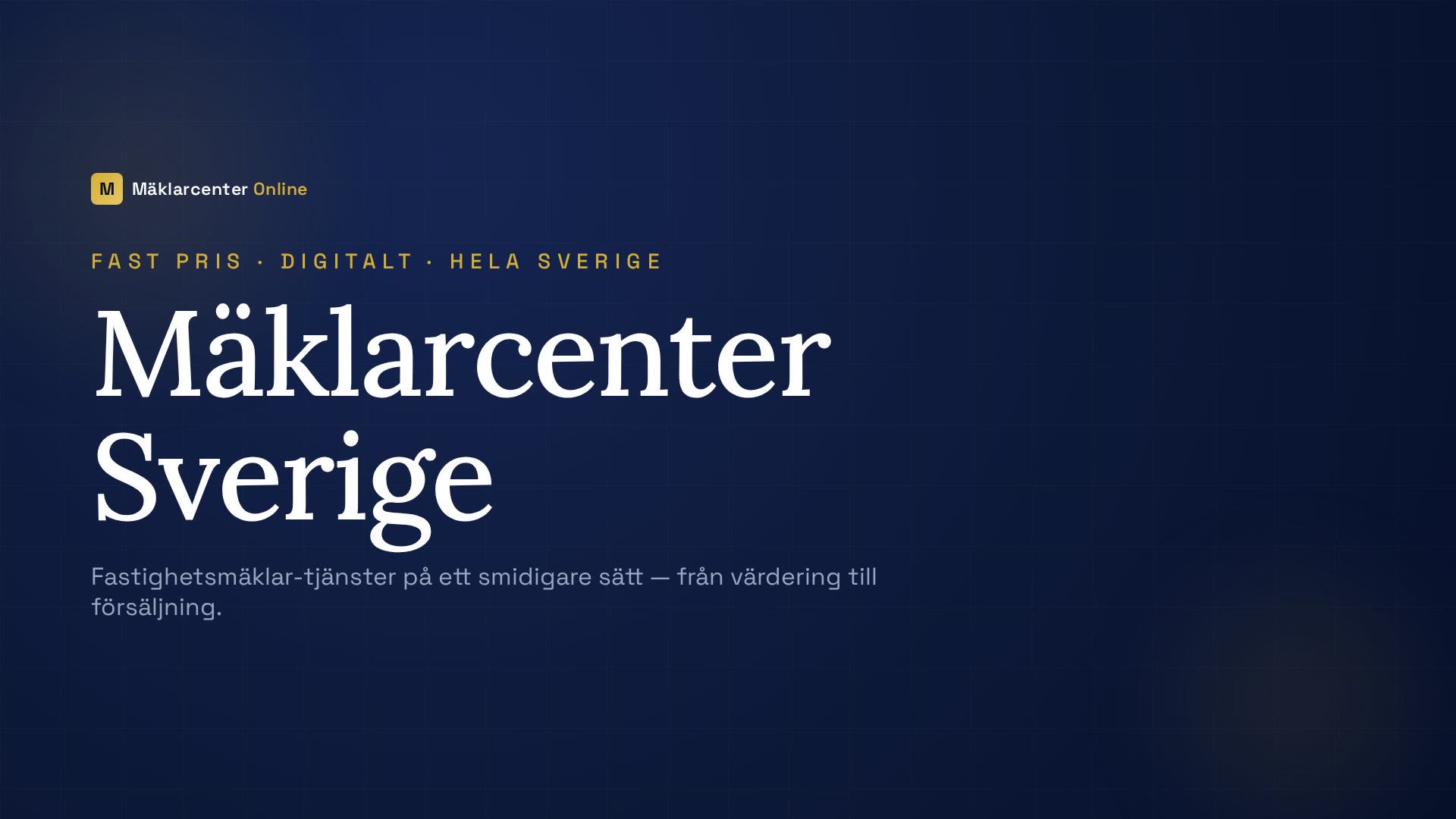 Mäklarcenter Online – så fungerar våra tjänster